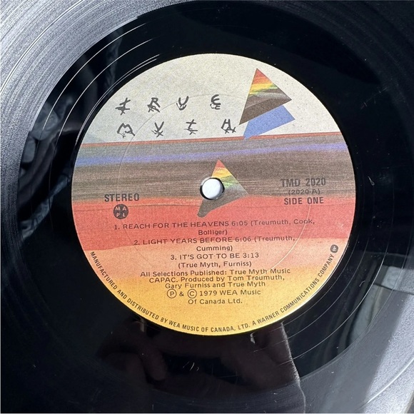 Vinyl Record: 1979 TRUE MYTH Vinyl LP
Record Album With Insert - Picture 11 of 11